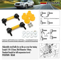 EPMAN Barre stabilisatrice arrière réglable, plage 110-135 mm, barre stabilisatrice arrière robuste pour Honda Totoya Audi VW Nissan EPAA01G200