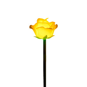 Lampe solaire LED décorative pour jardin, motif rose, à poser au sol, étanche, pour pelouse et aménagement paysager - Product Image 5