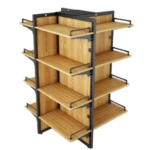 Étagère de mini-marché <span class=keywords><strong>MINISO</strong></span> pour magasin de snacks, étagères d'exposition en bois, étagère de supermarché - Product Image 1