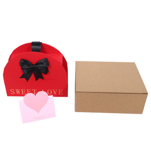 Set Regalo con 8 Rose in Scatola con <span class=keywords><strong>Orecchini</strong></span>, Design Romantico a Cuore con Fiocco, per Matrimoni e Proposte - Product Image 4