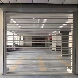 <span class=keywords><strong>Porte</strong></span> à enroulement transparente commerciale en cristal, design graphique moderne en plastique, isolation thermique, <span class=keywords><strong>porte</strong></span> verticale - Product Image 4