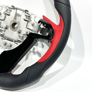 Volante Sportivo in Pelle Nera e Rossa per Pontiac G8 Holden VE HSV SSV Commodore, Vendita Diretta dalla Fabbrica - Product Image 2