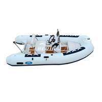 Hedia usine 11ft fibre de verre coque dure bateau en plastique pêche petit dériveur bateau gonflable 3.30m Pvc