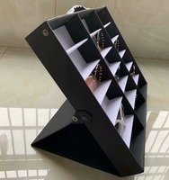 Vente en gros de valises de lunettes de mode boîtes d'affichage portables à fente 12/18 pour lunettes boîte de rangement pour lunettes à doublure souple avec logo personnalisé