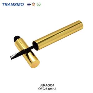 Matte Gold Lid Empty <b>Mascara</b> Tubes Dual Gold <b>Mascara</b> Container 6ml Capacity with Screw Cap for Cosmetics - Product Image 3