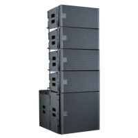 Equipo de Sonido Profesional de Alta Gama, Sistema de Altavoces Line Array de 2 x 10 Pulgadas con Controlador Neo de 600 W para Eventos de DJ