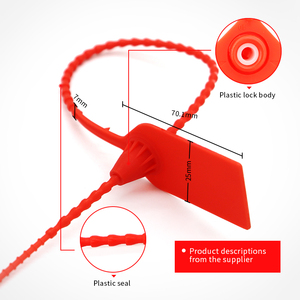Aohong AH-PS125 personnalisé à usage unique tirer serré joint de sécurité extincteur PP joint en plastique 300mm bande d'étanchéité de <span class=keywords><strong>remorque</strong></span> - Product Image 5