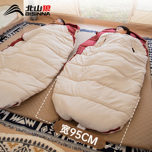 Beishanlang Sleeping Bag Mummy Style 1.8kg Polyester Adult Winter Camping Outdoor Use - Product Image 3
