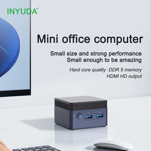 Intel N100/N200 Mini PC 8GB DDR4 256GB SSD Win10/11 Dual HDMI 4K USB3.0 Tipo-C Industrial Pequeno Computador - Product Image 4