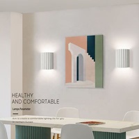 Applique murale moderne en résine, lampe murale LED G9, trois couleurs, intensité réglable, éclairage mural intérieur pour chambre à coucher, salon, couloir