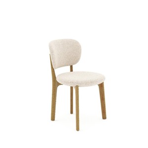 Sedia da Pranzo Moderna con Schienale Alto per Casa e Ufficio, <span class=keywords><strong>Mobili</strong></span> in <span class=keywords><strong>Legno</strong></span> Massello per Soggiorno e Cucina - Product Image 4
