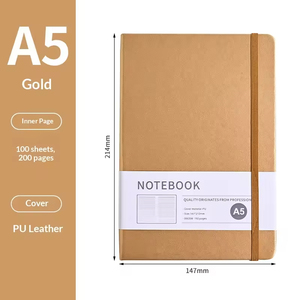 Cuaderno de Oficina con Espiral Metálica y Logotipo Personalizado, Cubierta Rígida de PU y Papel, Caja de Regalo, Correa Decorativa de Alta Calidad - Product Image 6