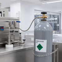Gas de Dióxido de Carbono CO2 de Alta Pureza 99.999% 5N para Limpieza de Semiconductores y Procesos CVD PECVD, Fabricante