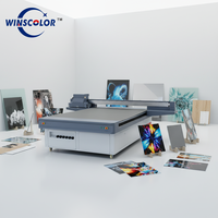 Imprimante UV grand format à impression directe pour enseignes, avec tête d'impression automatique RICOH GEN6 I3200, imprimante UV à plat 2mx3m