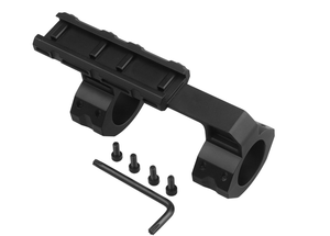 Support double boucle monobloc en alliage noir, deux tailles, compatible avec fente d'extension de base à verrouillage multi-vis 30/34mm, accessoires de modification extérieure - Product Image 6