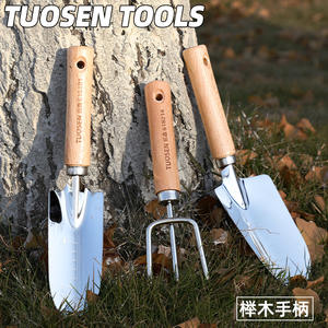 Ensemble d'outils de jardin Tuosen en acier inoxydable, pelle, râteau, désherbeur pour l'horticulture, la plantation de fleurs et d'herbes - Product Image 4