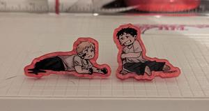 OEM ODM Pins de personnage de franchise en acrylique rouge nacré, modèle Standee <span class=keywords><strong>Saw</strong></span> - Product Image 6