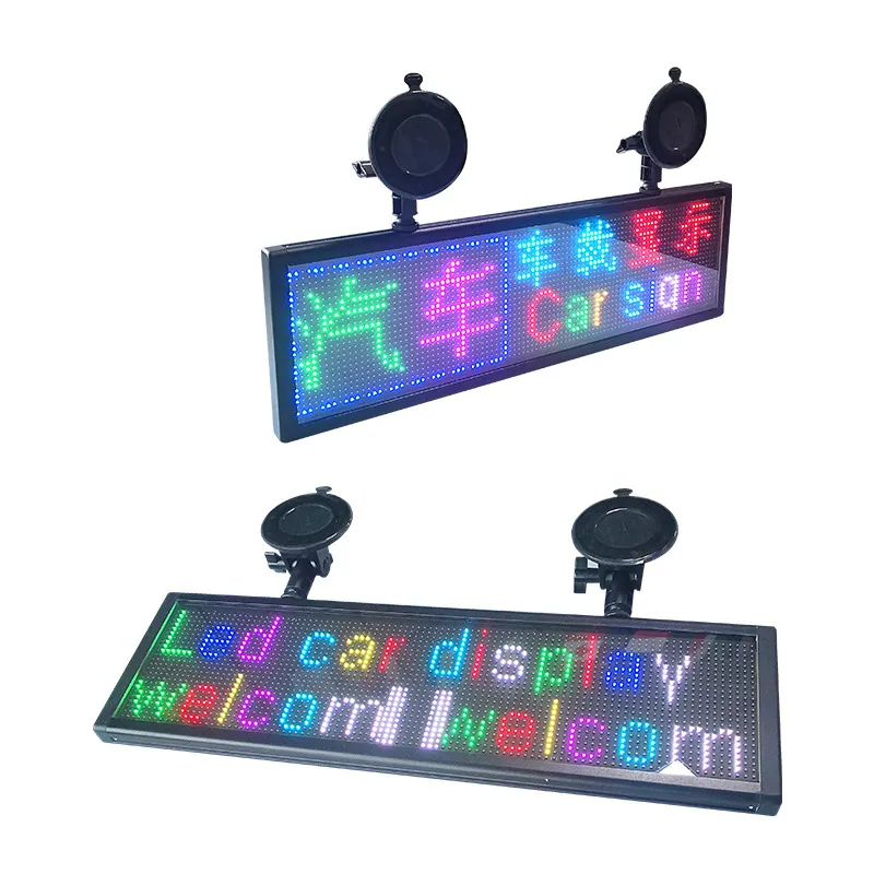 卸売RGBフルカラーWIFI APP制御メッセージスクロールLED車/バスディスプレイ