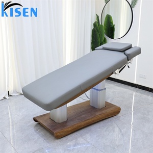 KISEN 4 Motor Electric Beauty Lash Clinic Salon Furniture <b>Full</b> <b>Set</b> Liege Massage Table Facial Spa <b>Bed</b> Luxury Beauty <b>Bed</b> with LED - Product Image 3