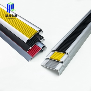 Perfil de aluminio antideslizante <span class=keywords><strong>para</strong></span> escalones con luz LED, protector de esquinas de goma con sensor de luz, protector de bordes seguro <span class=keywords><strong>para</strong></span> <span class=keywords><strong>escaleras</strong></span> - Product Image 5