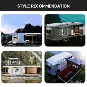Standard Modern Camping Pod Space Prefabricated Portable Mobile Capsule Hotel Hotel With Bathroom Prefabricated Villa Residence