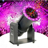 Équipement d'effets de scène, souffleur de papier électrique DMX, canon à confettis, construction métallique, télécommande pour spectacles de mariage