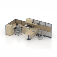 Meubles de bureau modernes, poste de travail en cubique pour centre d'appels, table de travail, cloison de bureau, bureau d'ordinateur, poste de travail modulaire