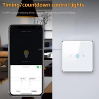 Interruptor de Luz Inteligente con Atenuación, Aprobado por CB, Marco Metálico, Compatible con Lámparas de Tungsteno, Control por Voz con Alexa y App Tuya Smart Life, CA 110V~240V