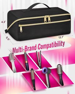 Bolsa de Almacenamiento para Planchas y Accesorios de Gran Capacidad con Múltiples Bolsillos, Impermeable, para Herramientas de Peluquería, con Tapete Resistente al Calor - Product Image 5