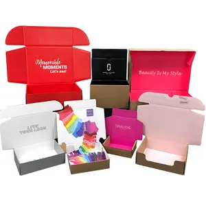 Manufacture Customized Shipping Box Mailers Printing With Custom Logo Printed Durable Apparel Packaging Boxes