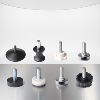 RUNNYWATER Metall Verstellbare Gleitschrauben-Möbelfüße - Modernes Design für Esszimmer, Wohnzimmer & Sofa