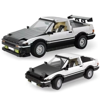 C61019 Cada City MOC Vehículo de Carreras a Control Remoto, Bloques de Construcción de Plástico DIY, Sets de Bloques Técnicos, Auto Deportivo
