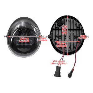 Faro LED para Motocicleta <span class=keywords><strong>Harley</strong></span>, Proyector LED con Luz Alta/Baja, DRL Daymaker para <span class=keywords><strong>Harley</strong></span> V-Rod VRSCA VRSCF - Product Image 5