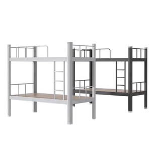 <span class=keywords><strong>Lit</strong></span> superposé moderne pour hôtel et auberge, idéal pour chambre d'enfant, adolescents et adultes, avec tiroir coulissant et rangement - Product Image 4
