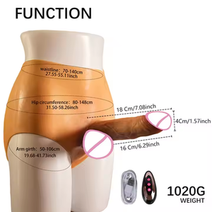 Nuovo Sexy Sexy Sexy con bretelle lesbo Dildo realistico Silicone vibratore biancheria intima morbido per adulti giocattoli sessuali progettati per le donne - Product Image 2