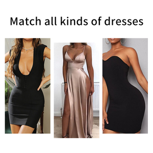 Caldo fuori un pezzo <span class=keywords><strong>intimo</strong></span> vedere attraverso <span class=keywords><strong>pizzo</strong></span> Sexy taglie forti da donna Shapewear Sexy Lingerie senza cuciture corpo senza schienale Shaper reggiseno - Product Image 4