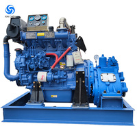 Moteur diesel marin hors-bord 4 à 6 cylindres refroidi par eau, 4 temps, démarrage électrique, pour bateau de pêche