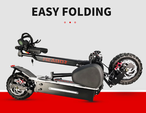 Scooter Eléctrico Todoterreno Plegable de 11 Pulgadas con Doble Motor, Potente de 5600W, 60V 27AH, para Ciudad y Montaña, para Adultos - Product Image 6