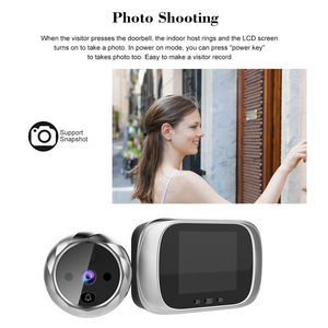 Caméra de porte numérique avec vision nocturne et grand angle de 2,8 pouces pour la sécurité domestique - Product Image 2