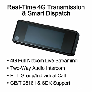 كاميرا صغيرة 4G على شكل شارة يمكن ارتداؤها على الجسم مع خاصية التعرف على الوجه وبث الفيديو في الوقت الفعلي للاستخدامات الشاقة - Product Image 3