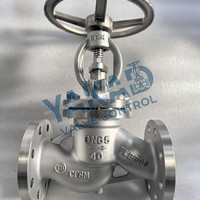 Vanne à soupape en acier inoxydable 316L/304/CF8M/CF3M 2"/3"/4"/6" DN50/DN80/DN100/DN150 Classe 150 à bride en Y