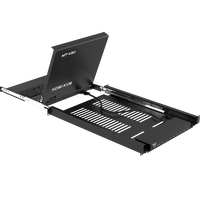 Console KVM HDMI 17.3 "LED 8 ports, MT-VIKI 1920*1080 tiroir KVM à montage en rack pour rack de serveur 1U 19", commutateur KVM HDMI LCD 17.3 pouces
