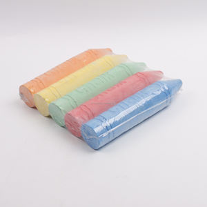 ชอล์กเขียนทางเท้าโรงเรียนขนาดใหญ่สุดสำหรับเด็กบรรจุ5ชิ้นสีสดใส - Product Image 3