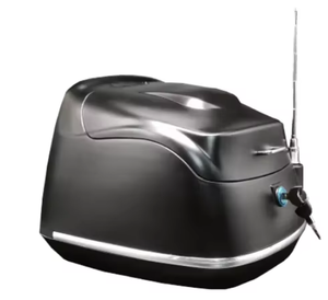 Boîte à bagages arrière universelle en plastique pour <span class=keywords><strong>moto</strong></span> <span class=keywords><strong>vintage</strong></span>, scooter, coffre de 38 L, plusieurs couleurs disponibles avec doublure de dossier souple - Product Image 1