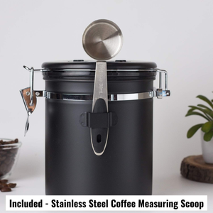 กระป๋องเก็บเมล็ดกาแฟและชาสแตนเลส อุปกรณ์ครัวสำหรับเก็บอาหารและภาชนะ - Product Image 4
