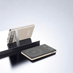 Banco de Energía Magnético de 5000 mAh, Ultra Delgado, Portátil, Carga Rápida Inalámbrica Magnética de 15 W, Banco de Energía Delgado de 10000 mAh, Mini Banco de Energía LA1 - Product Image 1