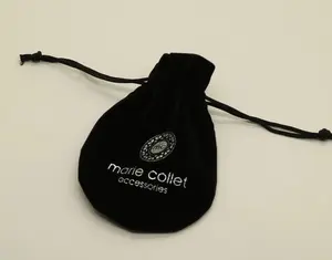 Custom Size Color Suede Gift Bag High Quality Mini Compact Suede Jewelry Drawstring Bag