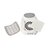 Machine d'aspiration de poussière pour ongles à 2 vitesses réglables, faible bruit, rechargeable, pour salon de manucure