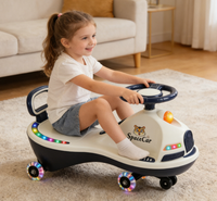 Offre Spéciale : Voiture Balançoire d'Extérieur pour Bébé, Voiture à Roulettes pour Enfants, Voiture Balançoire à Manivelle pour Enfants à Prix Abordable