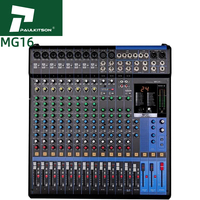 Paulkitson MG20 MG16 Mélangeur Audio Professionnel Système Sonore 20 Canaux Console Audio Numérique Contrôleur DJ/Table de Mixage Audio